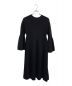 Christian Dior (クリスチャン ディオール) フレアスリーブニットワンピース ブラック サイズ:44：50000円