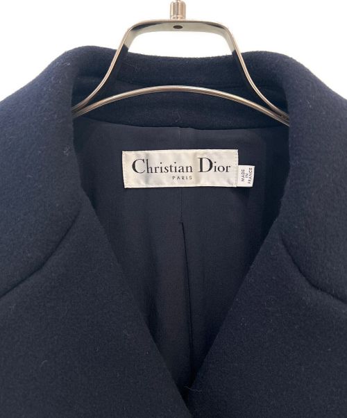 Christian Dior（クリスチャン ディオール）Christian Dior (クリスチャン ディオール) ロングPコート ネイビー サイズ:38の古着・服飾アイテム