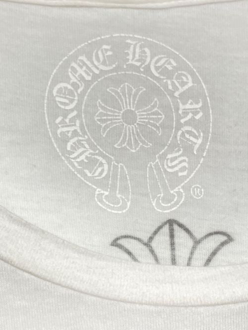 CHROME HEARTS（クロムハーツ）CHROME HEARTS (クロムハーツ) ロングスリーブTシャツ ホワイト サイズ:Ｍの古着・服飾アイテム