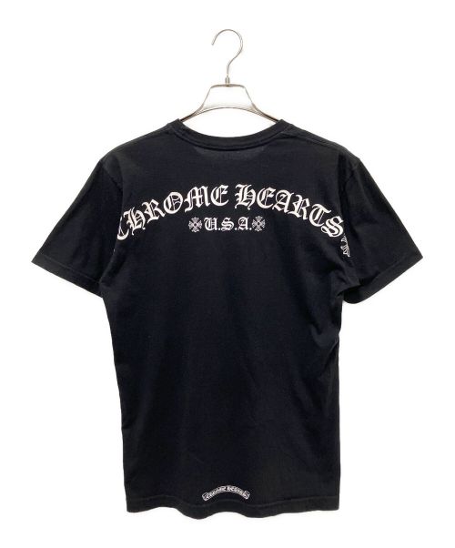CHROME HEARTS（クロムハーツ）CHROME HEARTS (クロムハーツ) arch logo ポケットTシャツ ブラック サイズ:Mの古着・服飾アイテム