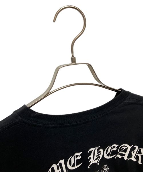 CHROME HEARTS（クロムハーツ）CHROME HEARTS (クロムハーツ) arch logo ポケットTシャツ ブラック サイズ:Mの古着・服飾アイテム