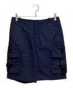 Diorディオール）の古着「Buckle Cargo Short Pants（バックルカーゴショートパンツ）」｜ネイビー