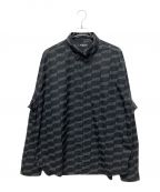 BALENCIAGAバレンシアガ）の古着「BBロゴラージフィットシャツ」｜ブラック