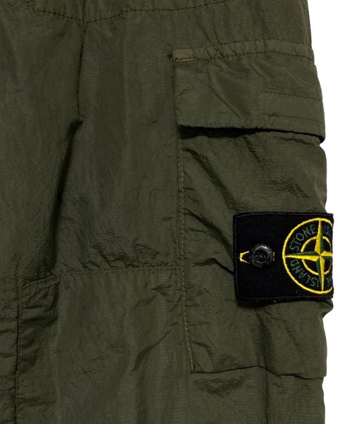STONE ISLAND（ストーンアイランド）STONE ISLAND (ストーンアイランド) NYLON METAL PANTS オリーブ サイズ:W33(83.5cm)の古着・服飾アイテム