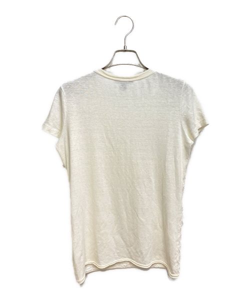 LOUIS VUITTON（ルイ ヴィトン）LOUIS VUITTON (ルイ ヴィトン) モノグラムレースカットソー ベージュ サイズ:XSの古着・服飾アイテム