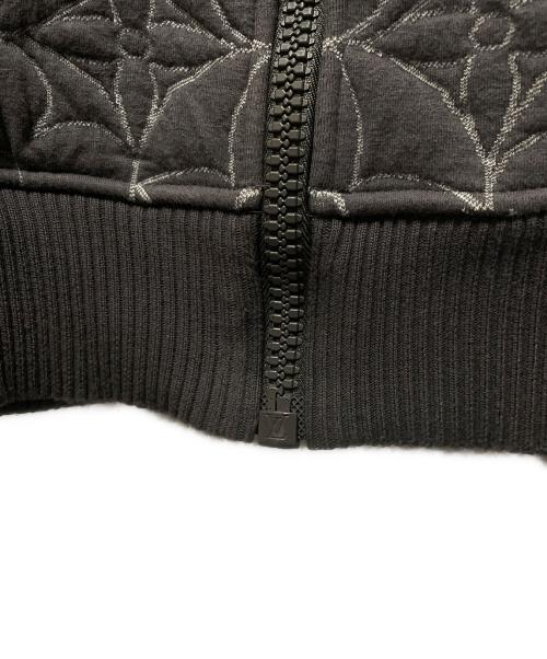 LOUIS VUITTON（ルイ ヴィトン）LOUIS VUITTON (ルイ ヴィトン) ジップスルーモノグラムフラワーブルゾン グレー サイズ:XLの古着・服飾アイテム