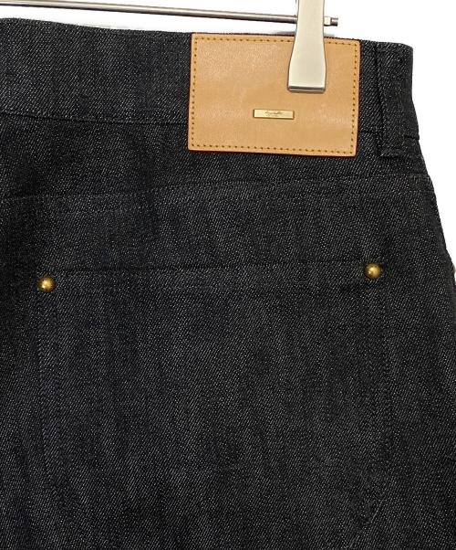 LOUIS VUITTON（ルイ ヴィトン）LOUIS VUITTON (ルイ ヴィトン) ステープルラインシャドーモノグラムデニムパンツ ブラック サイズ:W36(91cm)の古着・服飾アイテム