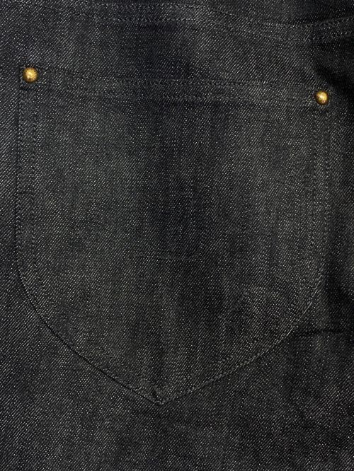 LOUIS VUITTON（ルイ ヴィトン）LOUIS VUITTON (ルイ ヴィトン) ステープルラインシャドーモノグラムデニムパンツ ブラック サイズ:W36(91cm)の古着・服飾アイテム