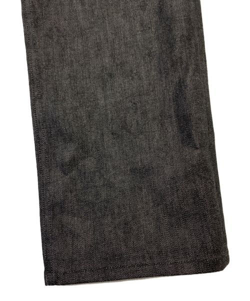 LOUIS VUITTON（ルイ ヴィトン）LOUIS VUITTON (ルイ ヴィトン) ステープルラインシャドーモノグラムデニムパンツ ブラック サイズ:W36(91cm)の古着・服飾アイテム