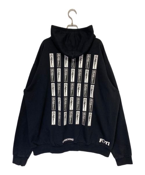 CHROME HEARTS（クロムハーツ）CHROME HEARTS (クロムハーツ) FOTI Print Zip Foodie ブラック サイズ:XLの古着・服飾アイテム
