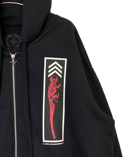CHROME HEARTS（クロムハーツ）CHROME HEARTS (クロムハーツ) FOTI Print Zip Foodie ブラック サイズ:XLの古着・服飾アイテム