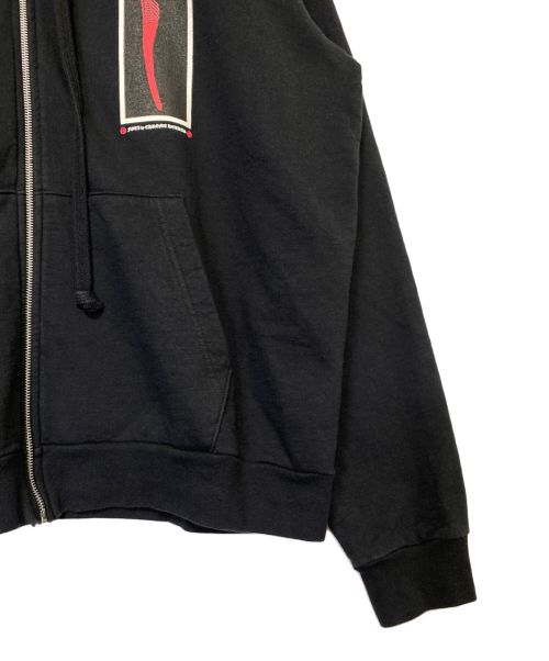 CHROME HEARTS（クロムハーツ）CHROME HEARTS (クロムハーツ) FOTI Print Zip Foodie ブラック サイズ:XLの古着・服飾アイテム