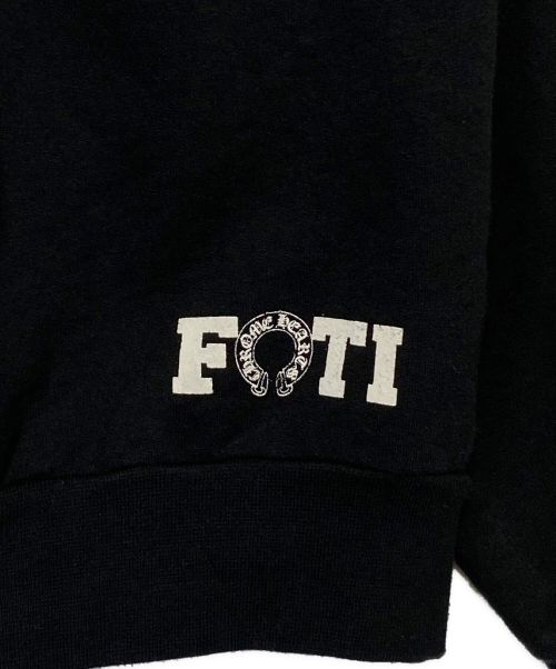 CHROME HEARTS（クロムハーツ）CHROME HEARTS (クロムハーツ) FOTI Print Zip Foodie ブラック サイズ:XLの古着・服飾アイテム