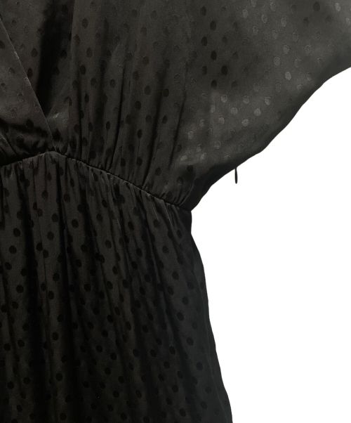 CELINE（セリーヌ）CELINE (セリーヌ) ドットワンピース ブラック サイズ:38の古着・服飾アイテム