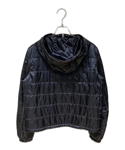 PRADA（プラダ）PRADA (プラダ) Sleeve emblem puffer jacket（スリーブエンブレムパファージャケット） ブラック サイズ:44の古着・服飾アイテム