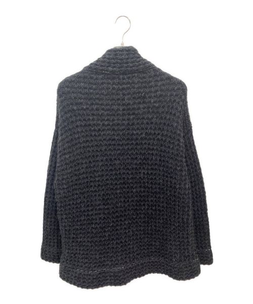 MM6 Maison Margiela（エムエムシックスメゾンマルジェラ）MM6 Maison Margiela (エムエムシックス メゾンマルジェラ) ワッフルニットカーディガン グレー サイズ:XSの古着・服飾アイテム