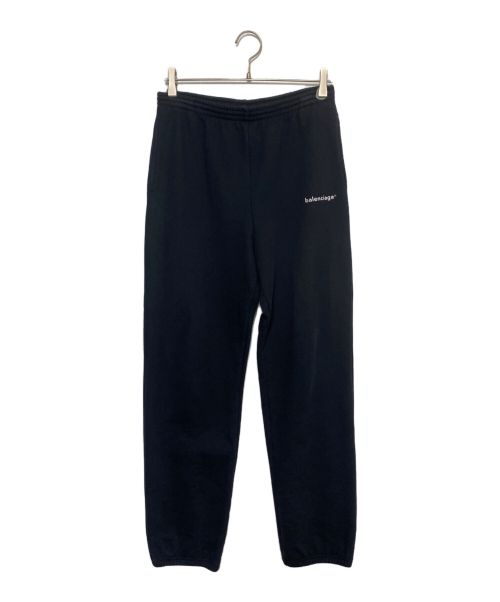 BALENCIAGA（バレンシアガ）BALENCIAGA (バレンシアガ) ライトロゴスウェットパンツ ブラック サイズ:-の古着・服飾アイテム