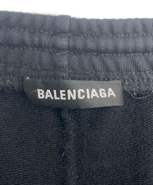 BALENCIAGA（バレンシアガ）BALENCIAGA (バレンシアガ) ライトロゴスウェットパンツ ブラック サイズ:-の古着・服飾アイテム