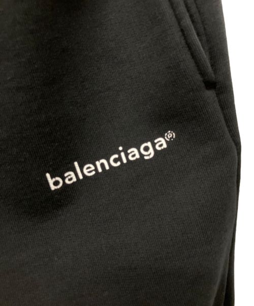 BALENCIAGA（バレンシアガ）BALENCIAGA (バレンシアガ) ライトロゴスウェットパンツ ブラック サイズ:-の古着・服飾アイテム