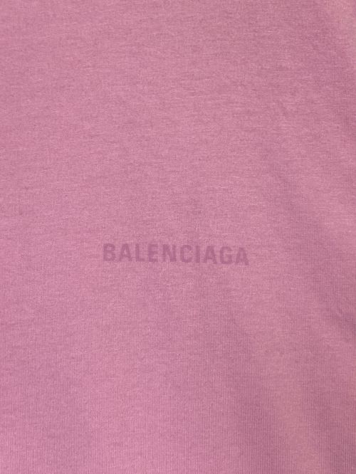 BALENCIAGA（バレンシアガ）BALENCIAGA (バレンシアガ) ロゴTシャツ ピンク サイズ:Mの古着・服飾アイテム