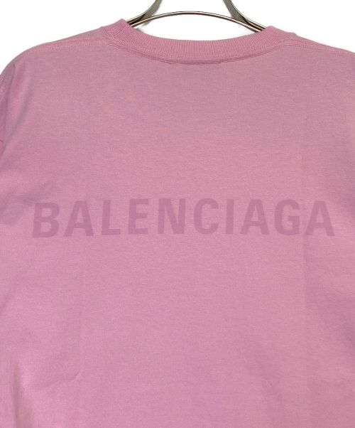 BALENCIAGA（バレンシアガ）BALENCIAGA (バレンシアガ) ロゴTシャツ ピンク サイズ:Mの古着・服飾アイテム