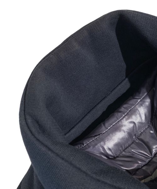 MONCLER（モンクレール）MONCLER (モンクレール) ADAM(アダム)/スウェットダウンベスト グレー×ネイビー サイズ:4の古着・服飾アイテム