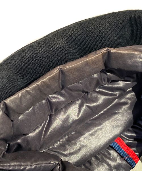 MONCLER（モンクレール）MONCLER (モンクレール) ADAM(アダム)/スウェットダウンベスト グレー×ネイビー サイズ:4の古着・服飾アイテム
