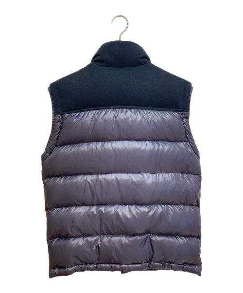 MONCLER（モンクレール）MONCLER (モンクレール) ADAM(アダム)/スウェットダウンベスト グレー×ネイビー サイズ:4の古着・服飾アイテム