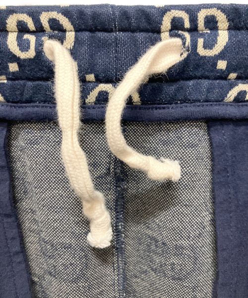GUCCI（グッチ）GUCCI (グッチ) GGジャカード ジョギングパンツ ネイビー サイズ:XSの古着・服飾アイテム