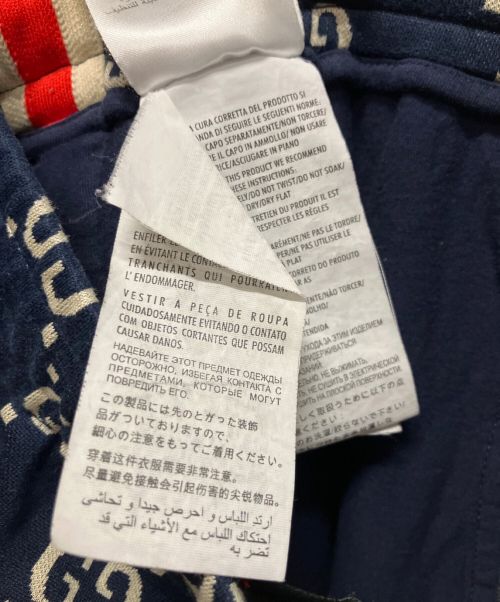 GUCCI（グッチ）GUCCI (グッチ) GGジャカード ジョギングパンツ ネイビー サイズ:XSの古着・服飾アイテム