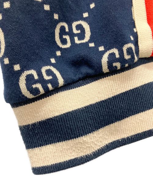 GUCCI（グッチ）GUCCI (グッチ) GGジャカード ジョギングパンツ ネイビー サイズ:XSの古着・服飾アイテム