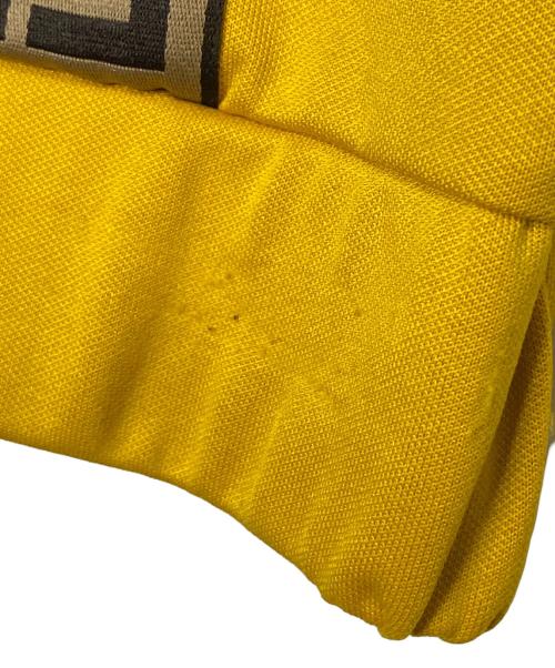 FENDI（フェンディ）FENDI (フェンディ) FFロゴトラックパンツ イエロー×ブラック サイズ:Mの古着・服飾アイテム