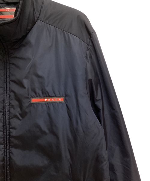 PRADA SPORTS（プラダスポーツ）PRADA SPORTS (プラダスポーツ) Padded nylon jacket（パテッドナイロンジャケット） ネイビー サイズ:50の古着・服飾アイテム