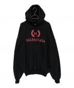 BALENCIAGAバレンシアガ）の古着「ロゴパーカー」｜ブラック