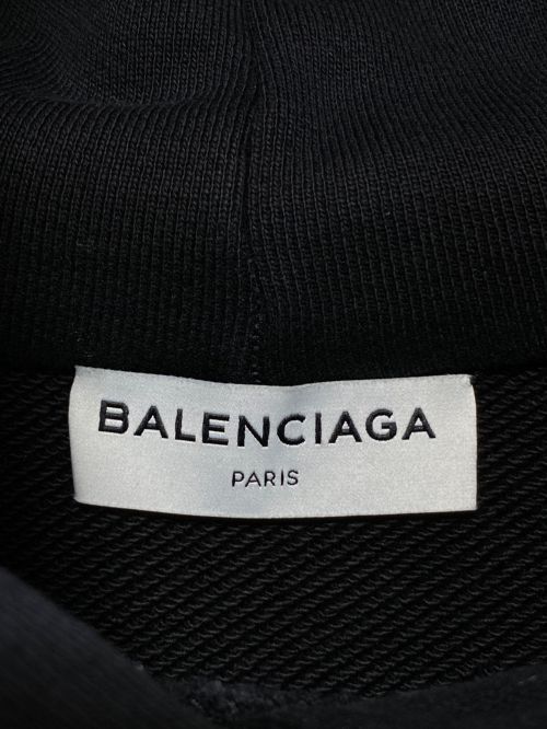 BALENCIAGA（バレンシアガ）BALENCIAGA (バレンシアガ) ロゴパーカー ブラック サイズ:XSの古着・服飾アイテム