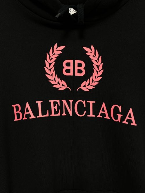 BALENCIAGA（バレンシアガ）BALENCIAGA (バレンシアガ) ロゴパーカー ブラック サイズ:XSの古着・服飾アイテム