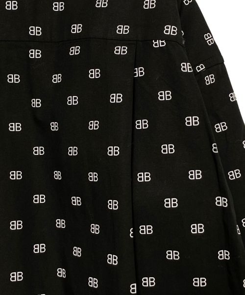 BALENCIAGA（バレンシアガ）BALENCIAGA (バレンシアガ) BBリピートロゴシャツ ブラック サイズ:37の古着・服飾アイテム