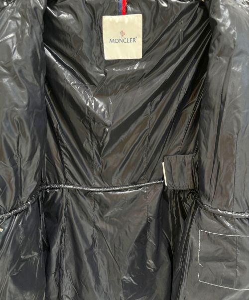 MONCLER（モンクレール）MONCLER (モンクレール) HERMIFUR/ダウンコート ブラックの古着・服飾アイテム