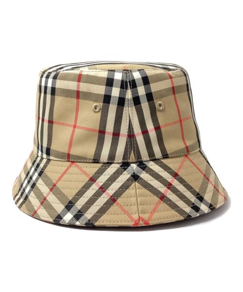 BURBERRY（バーバリー）BURBERRY (バーバリー) ノヴァチェックハット ベージュ サイズ:Lの古着・服飾アイテム