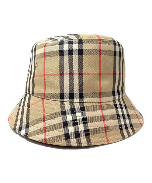 BURBERRY（バーバリー）BURBERRY (バーバリー) ノヴァチェックハット ベージュ サイズ:Lの古着・服飾アイテム