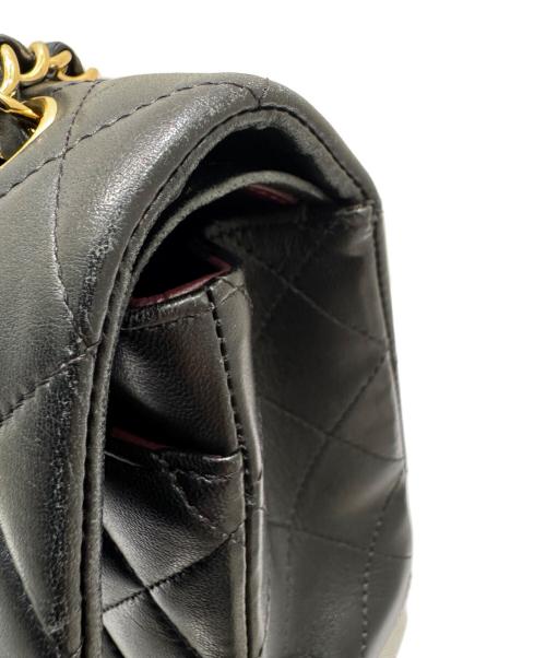 CHANEL（シャネル）CHANEL (シャネル) マトラッセ 25/ラムスキン ブラック×ゴールド サイズ:25の古着・服飾アイテム