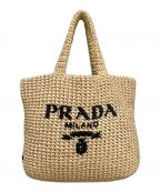 PRADAプラダ）の古着「クロシェ トートバッグ」｜ナチュラル