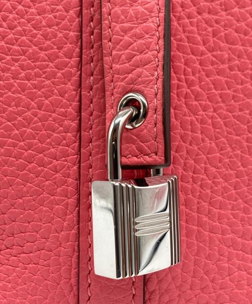 HERMES（エルメス）HERMES (エルメス) ピコタン ロック MM/シルバー金具/トリヨンクレマンス/ローズアザレ/Y刻印 ローズアザレ サイズ:MMの古着・服飾アイテム
