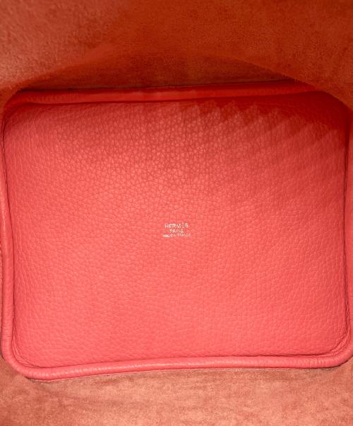 HERMES（エルメス）HERMES (エルメス) ピコタン ロック MM/シルバー金具/トリヨンクレマンス/ローズアザレ/Y刻印 ローズアザレ サイズ:MMの古着・服飾アイテム