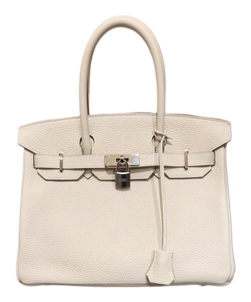 HERMES（エルメス）HERMES (エルメス) バーキン 30 クレ シルバー金具 Y刻印:2020年  クレ サイズ:30の古着・服飾アイテム