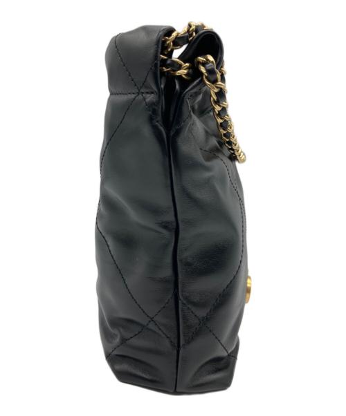 CHANEL（シャネル）CHANEL (シャネル) CHANEL 22 LINE MINI マトラッセ チェーンショルダーバッグ ブラック サイズ:mini/ミニの古着・服飾アイテム