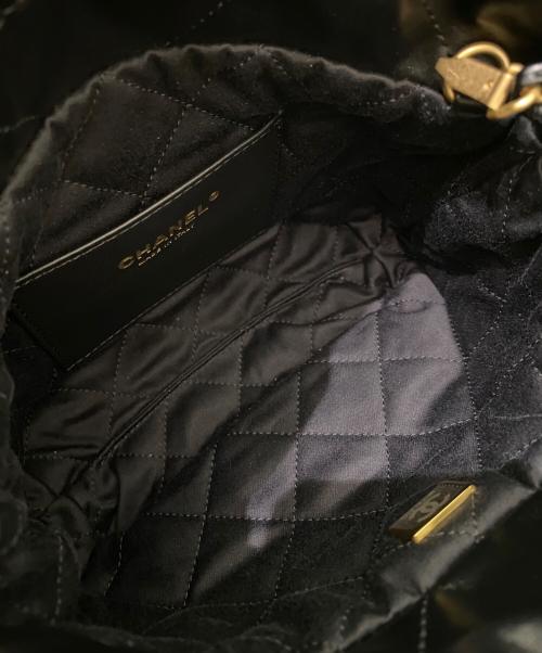 CHANEL（シャネル）CHANEL (シャネル) CHANEL 22 LINE MINI マトラッセ チェーンショルダーバッグ ブラック サイズ:mini/ミニの古着・服飾アイテム