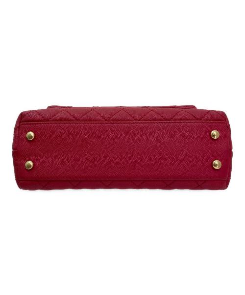 CHANEL（シャネル）CHANEL (シャネル) ココハンドル23/2WAYバッグ ピンク サイズ:23の古着・服飾アイテム