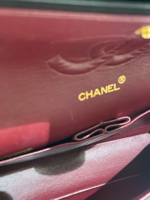 CHANEL（シャネル）CHANEL (シャネル) マトラッセ25/ラムスキン ブラック×ゴールド サイズ:25の古着・服飾アイテム