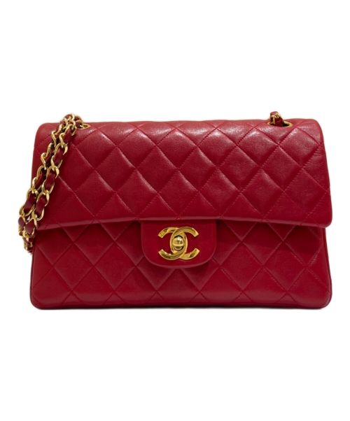 CHANEL（シャネル）CHANEL (シャネル) マトラッセ23/ラムスキン レッド×ゴールド サイズ:23の古着・服飾アイテム